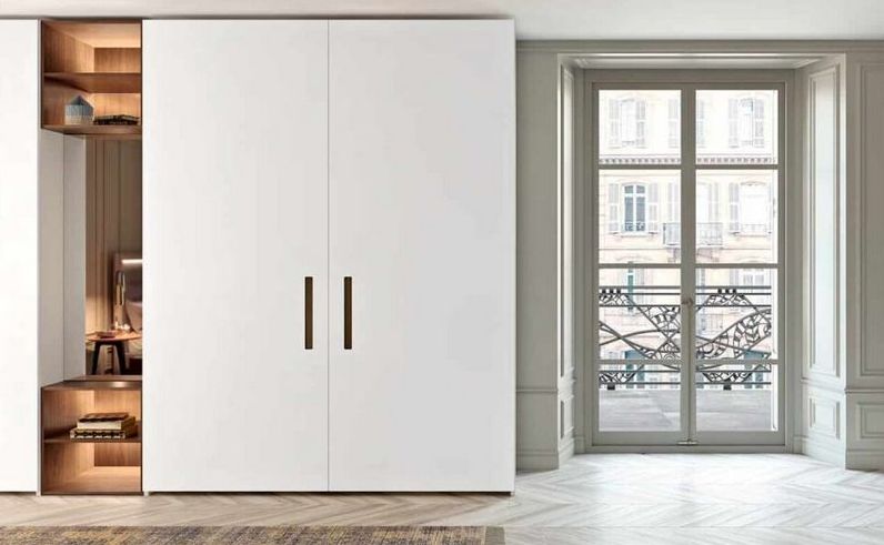Белые шкафы-купе: вневременной выбор для современных домов