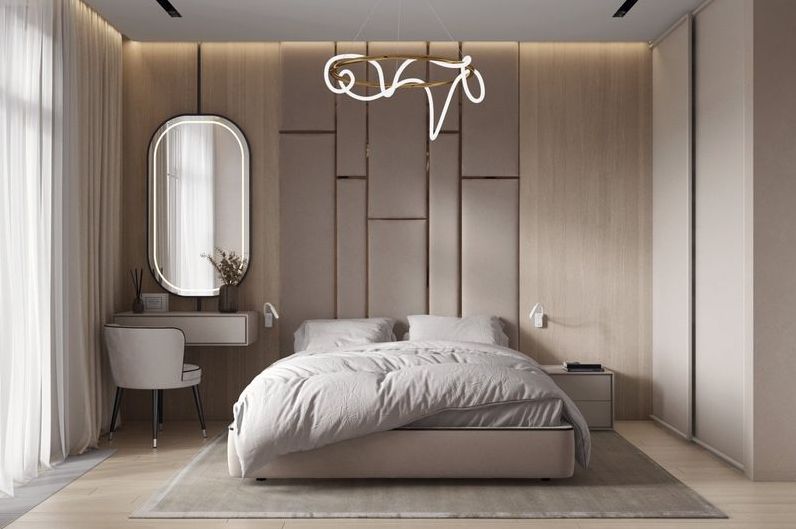 Дизайн спальні у світлих тонах