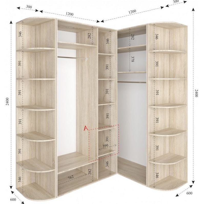 Угловые шкафы-купе: максимизация пространства со стилем