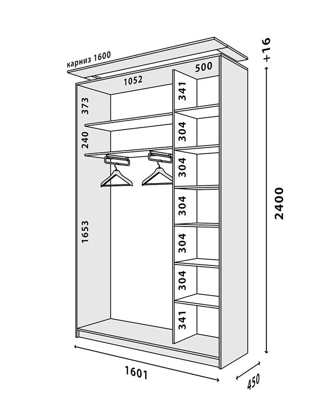 Основи шафи-купе: корпуси та двері