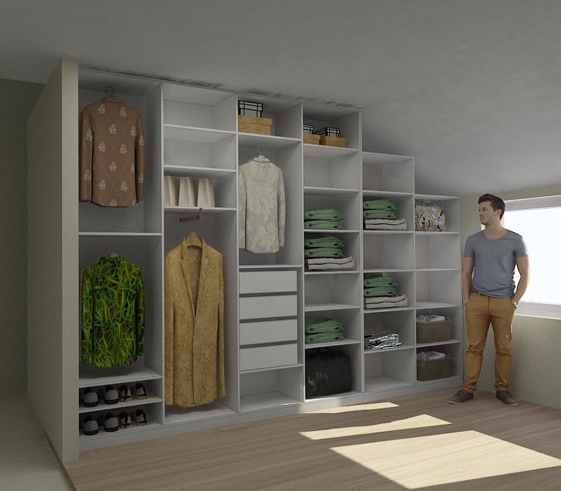 Шкафы в спальне: оптимизация пространства для хранения вещей