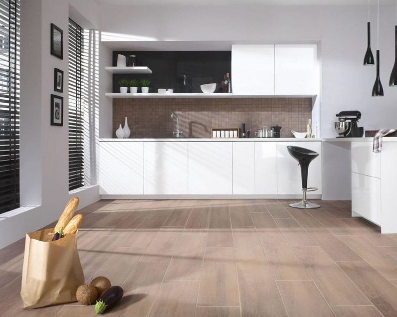 6 видів підлогового покриття для кухні