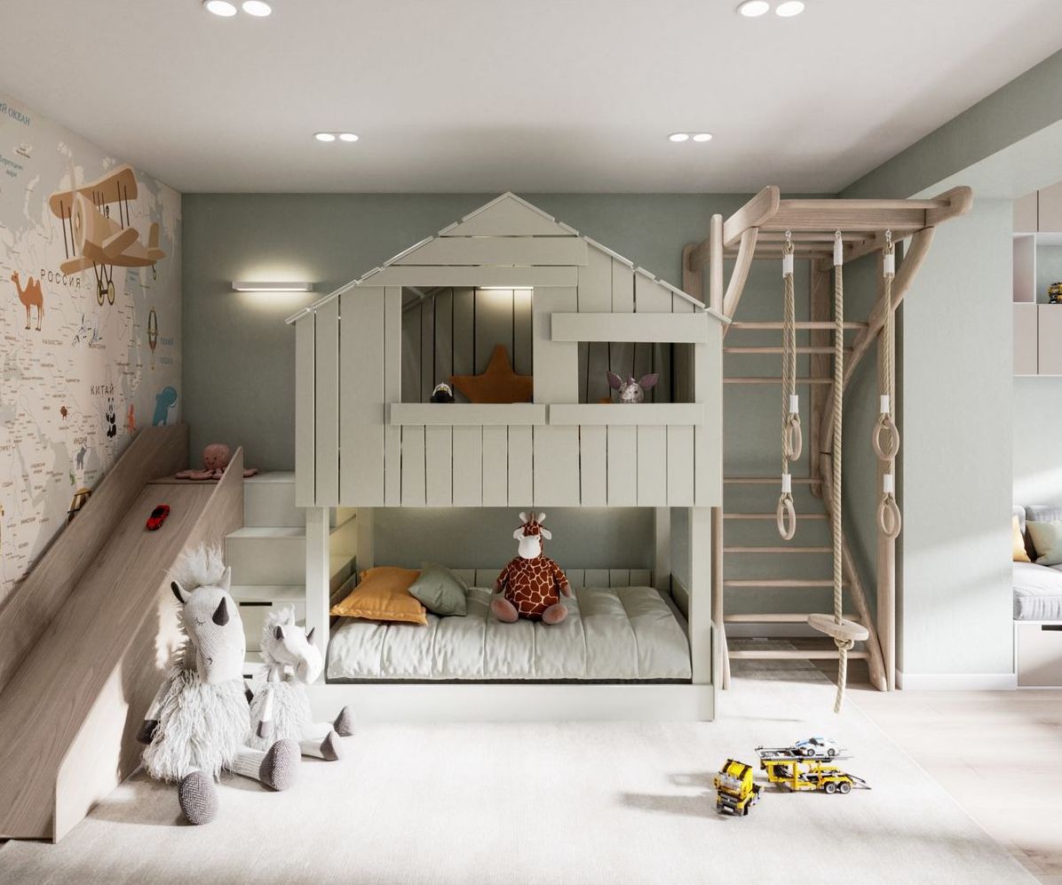 Интерьер детской комнаты для мальчика для мальчика